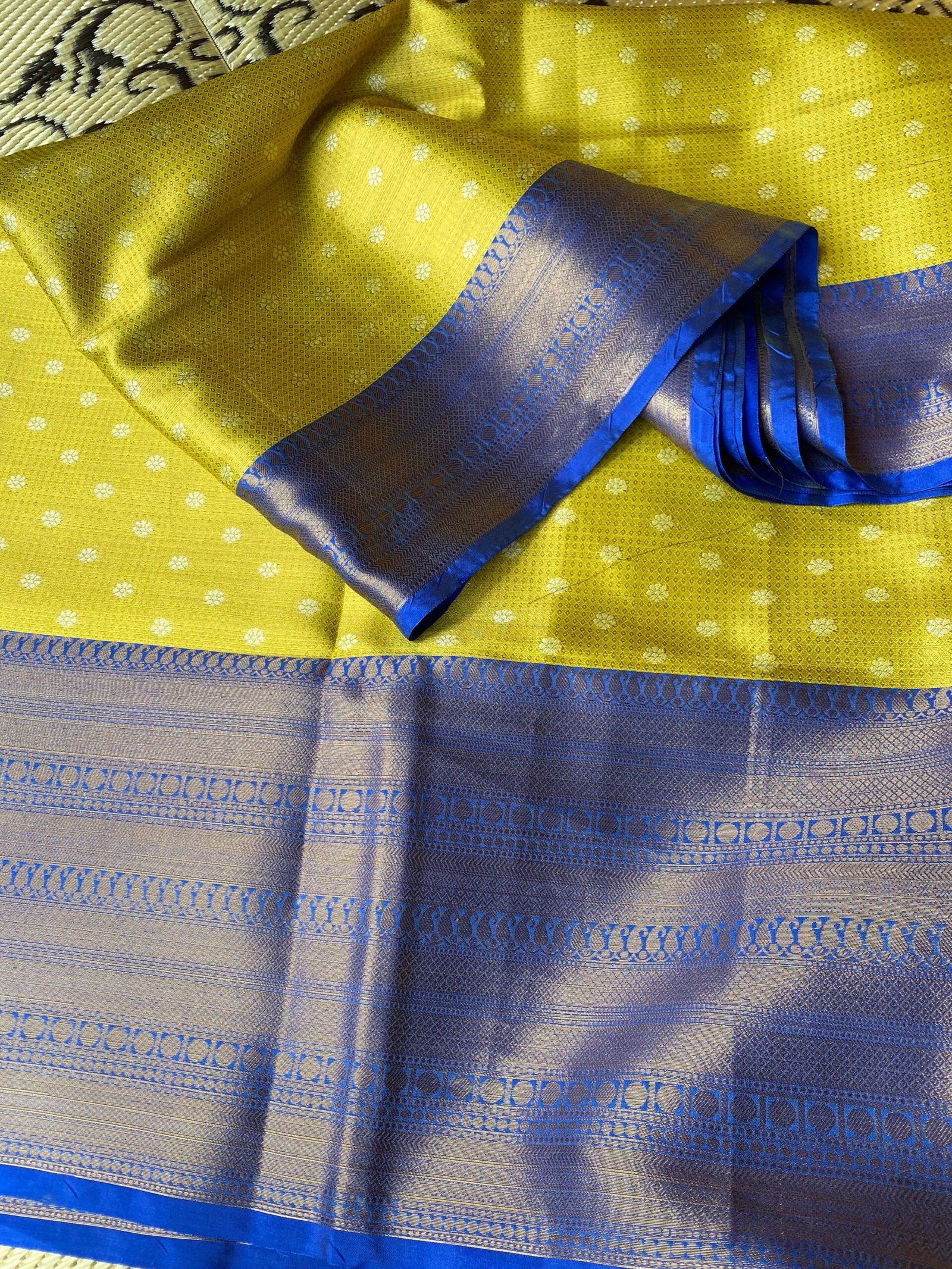 Big border silk saree with stitched blouse |traditional saree with readymade blouse | sarees USA | semi silk saree | voggish