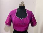 pure silk hand embroidery blouse / saree maggam blouse / raw silk zardosi blouse / hand embroidered blouse / ready made blouse zardosi/