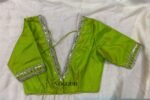 pure silk hand embroidery blouse /  saree maggam blouse / raw silk zardosi blouse / hand embroidered blouse / ready made blouse zardosi/