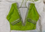 pure silk hand embroidery blouse /  saree maggam blouse / raw silk zardosi blouse / hand embroidered blouse / ready made blouse zardosi/