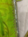 pure silk hand embroidery blouse /  saree maggam blouse / raw silk zardosi blouse / hand embroidered blouse / ready made blouse zardosi/
