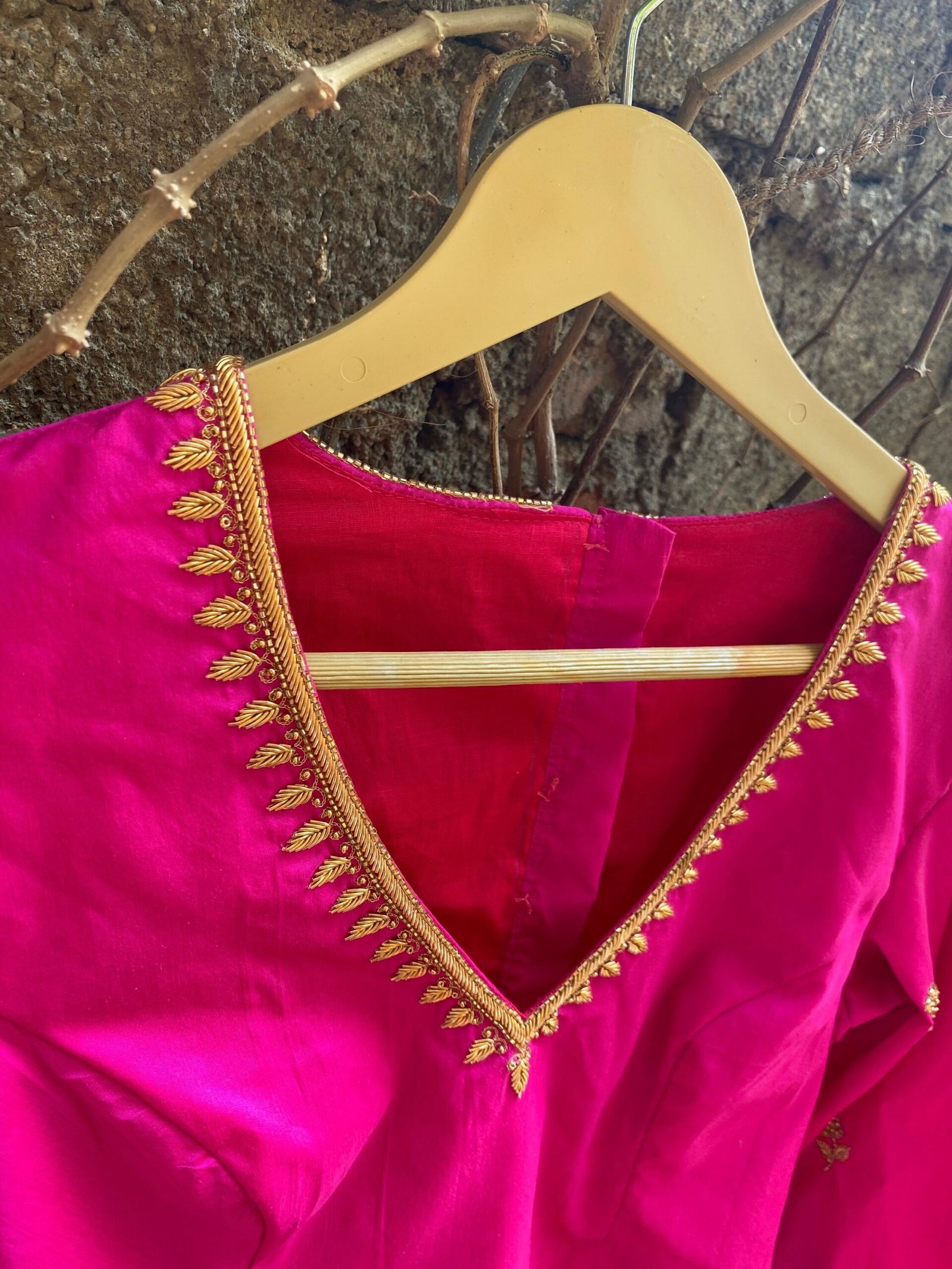 pure silk hand embroidery blouse / pink maggam blouse / silk zardosi blouse / hand embroidered blouse / ready made blouse zardosi/ pink