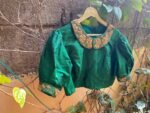 pure silk hand embroidery blouse / saree maggam blouse / collar zardosi blouse / hand embroidered blouse / ready made blouse zardosi