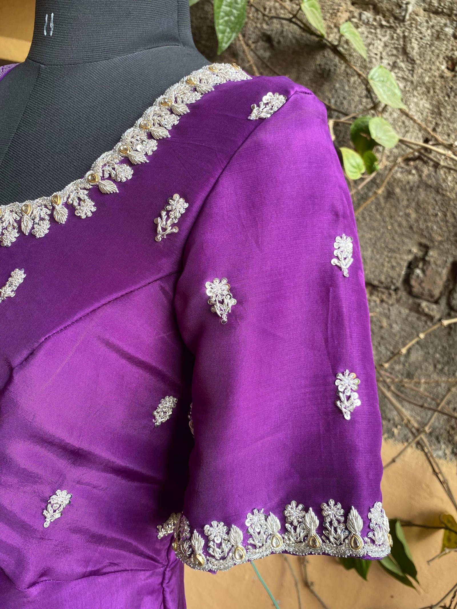 Hand embroidered Anarkali with pure handloom banarasi dupatta / anarkali suit set / anarkali dupatta USA / Indian dresses/ voggish USA