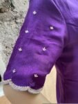 Hand embroidered Anarkali with floral dupatta / anarkali suit set / anarkali dupatta USA / Indian dresses/ voggish USA