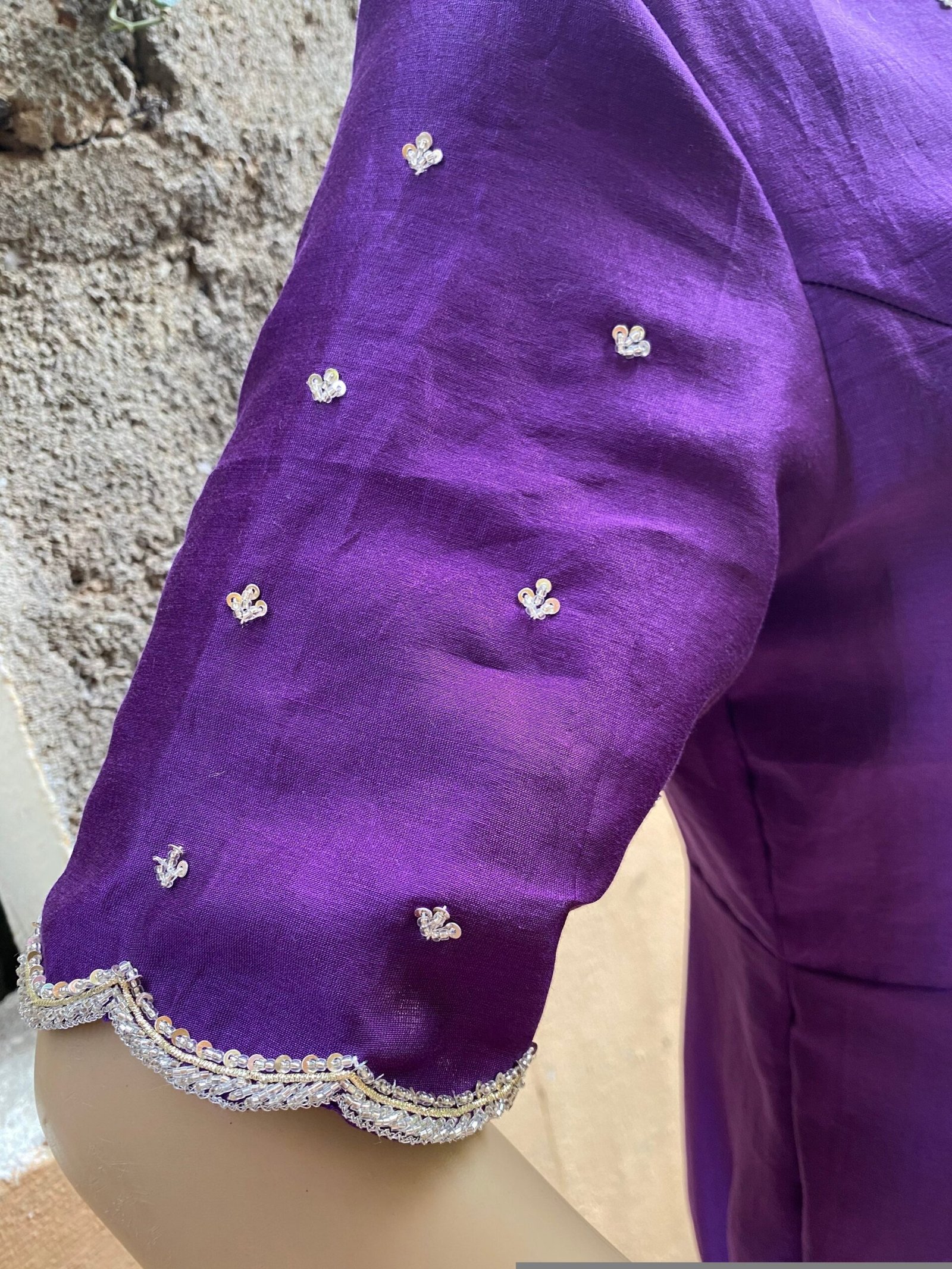 Hand embroidered Anarkali with floral dupatta / anarkali suit set / anarkali dupatta USA / Indian dresses/ voggish USA