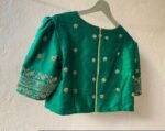 pure silk hand embroidery blouse / saree maggam blouse / raw silk zardosi blouse / hand embroidered blouse / ready made blouse zardosi/