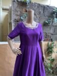 Hand embroidered Anarkali with floral dupatta / anarkali suit set / anarkali dupatta USA / Indian dresses/ voggish USA