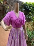 Women’s lehenga set / crop top lehenga / Heavy crop top skirt USA / wedding lehenga USA /sequin lehenga skirt/voggish