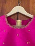 pure silk hand embroidery blouse / saree maggam blouse / raw silk zardosi blouse / hand embroidered blouse / ready made blouse zardosi/