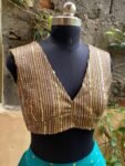 Women’s lehenga set / teens crop top lehenga / Indian crop top skirt USA / wedding lehenga USA /sequin lehenga top with silk skirt/voggish
