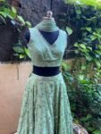 Women’s lehenga Set / mehendi crop top lehenga / Indian crop top skirt USA / wedding lehenga choli USA / lehenga skirt with dupatta /voggish