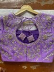 pure silk hand embroidery bridal blouse/ maggam blouse /bridal zardosi blouse / all over hand embroidered blouse / heavy embroidery blouse