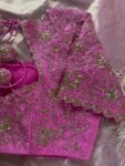 pure silk hand embroidery bridal blouse/ maggam blouse /bridal zardosi blouse / all over hand embroidered blouse / heavy embroidery blouse