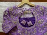 pure silk hand embroidery bridal blouse/ maggam blouse /bridal zardosi blouse / all over hand embroidered blouse / heavy embroidery blouse