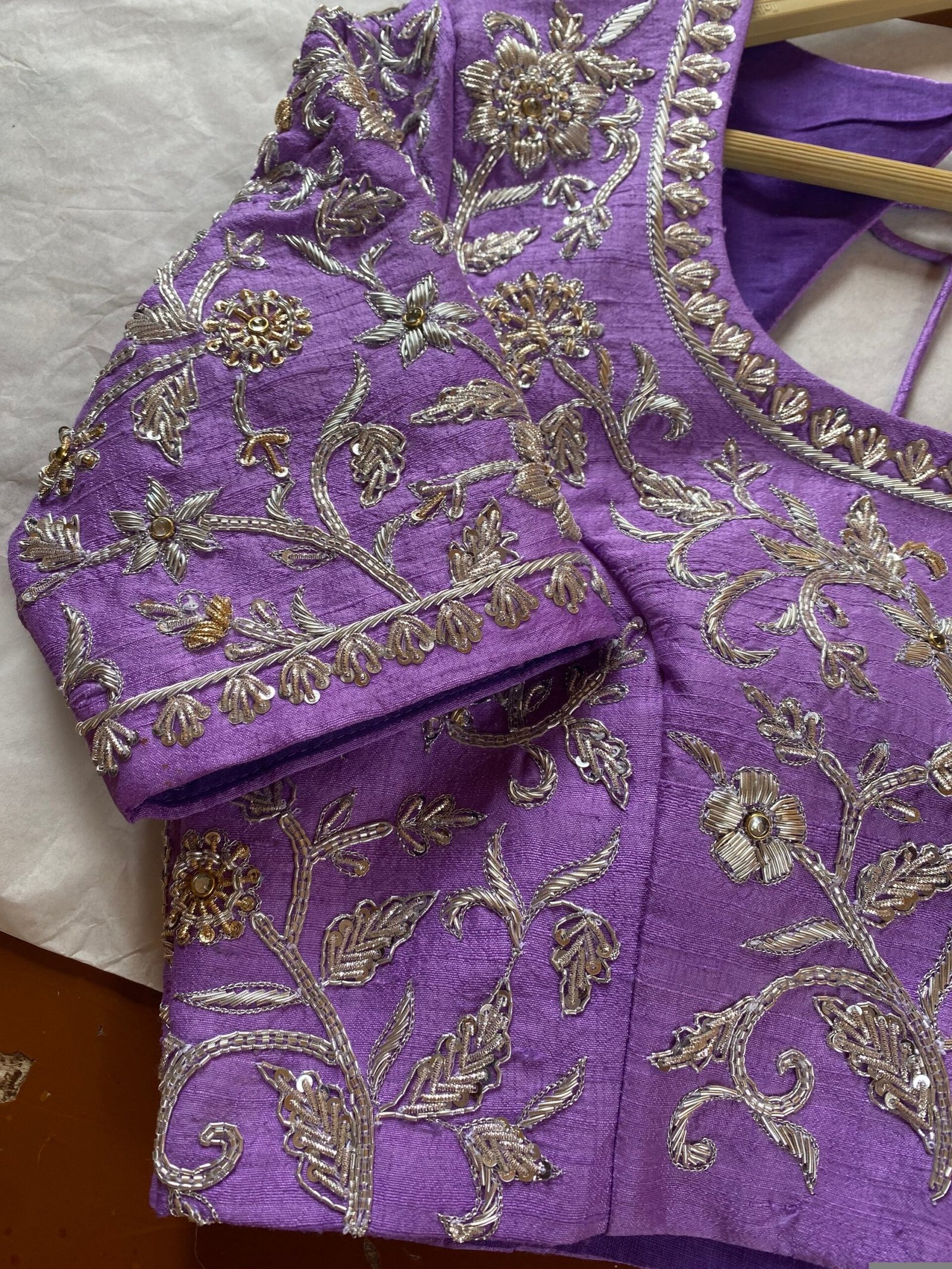 pure silk hand embroidery bridal blouse/ maggam blouse /bridal zardosi blouse / all over hand embroidered blouse / heavy embroidery blouse