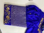 pure silk hand embroidery blouse / saree maggam blouse / collar zardosi blouse / hand embroidered blouse /ready made blouse zardosi