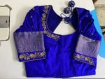 pure silk hand embroidery blouse / saree maggam blouse / collar zardosi blouse / hand embroidered blouse /ready made blouse zardosi