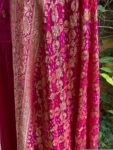Hand embroidered Anarkali with banarasi handloom dupatta / anarkali suit set / anarkali dupatta USA / Indian dresses/ voggish USA