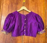 pure silk hand embroidery blouse /  saree maggam blouse / collar zardosi blouse / hand embroidered blouse / ready made blouse zardosi