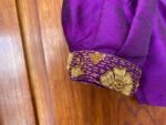 pure silk hand embroidery blouse /  saree maggam blouse / collar zardosi blouse / hand embroidered blouse / ready made blouse zardosi