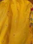 pure silk hand embroidery blouse / saree maggam yellow blouse /yellow blouse/ hand embroidered blouse / ready made blouse zardosi/voggish