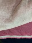 Pure linen saree with hand embroidered blouse / linen saree USA / saree with blouse set / soft saree / embroidered linen saree / sarees USA