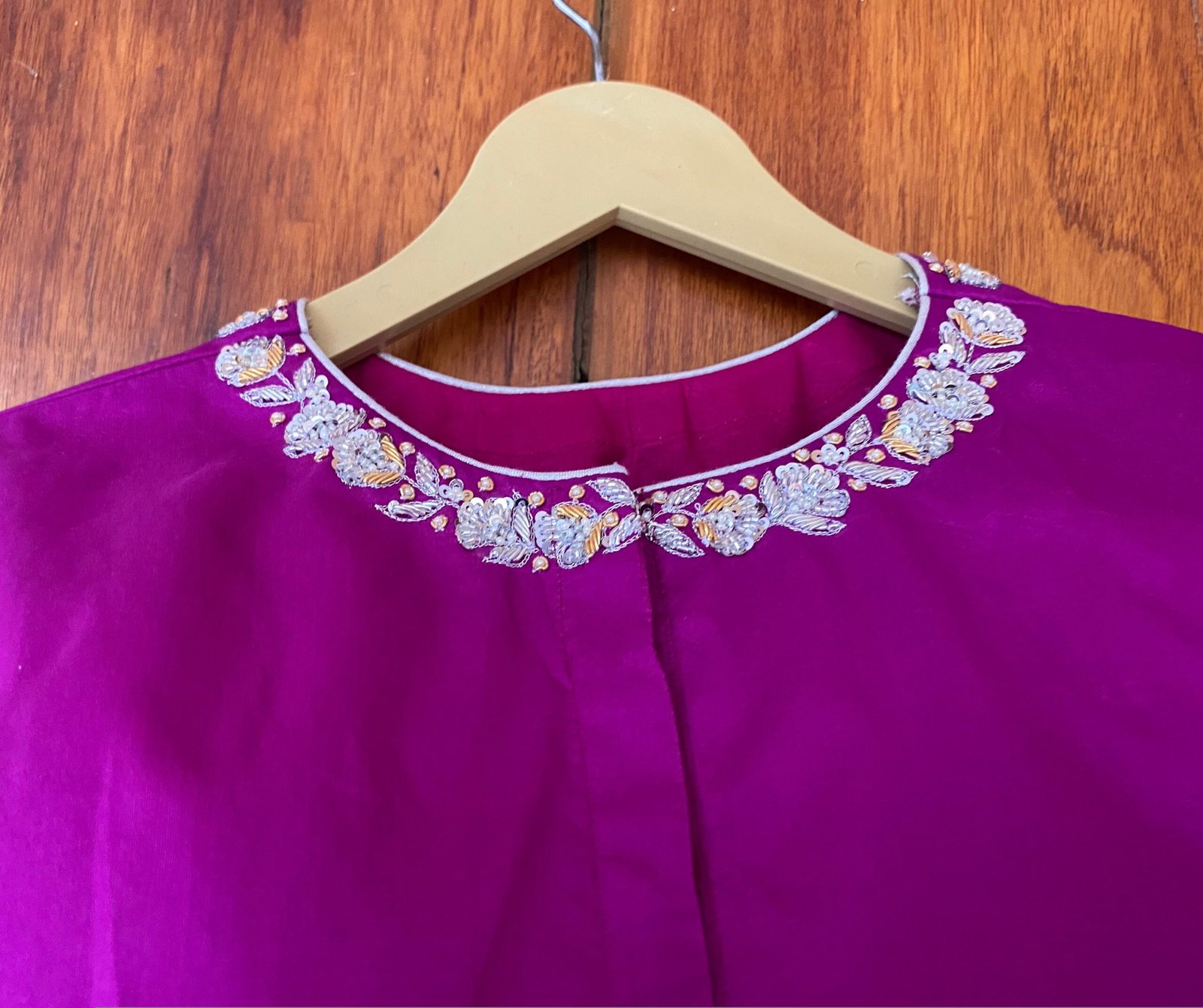 Purple hand embroidery blouse / saree maggam work blouse /purple saree blouse/ hand embroidered blouse / ready made blouse zardosi/voggish