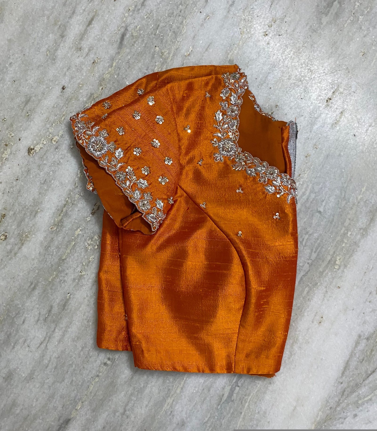 pure silk hand embroidery blouse / saree maggam blouse / raw silk zardosi blouse / hand embroidered blouse / ready made blouse zardosi