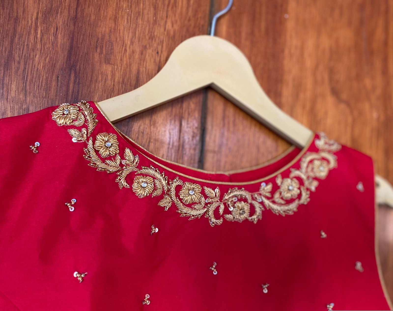 Red sleeveless hand embroidery blouse / saree maggam red blouse /red saree blouse/ hand embroidered blouse / ready made blouse zardosi