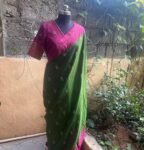 Pure handloom gadwal sico silk saree with hand Embroidered blouse |traditional saree with ready blouse | sarees USA |light saree | voggish