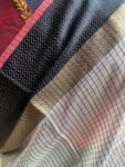 Pure handloom Maheshwari silk cotton saree/ sari with raw silk hand embroidered blouse / handloom saree with designer blouse /checks saree