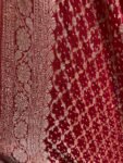 Hand embroidered Anarkali with banarasi handloom dupatta / anarkali suit set / anarkali dupatta USA / Indian dresses/ voggish USA
