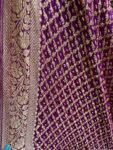 Hand embroidered Anarkali with banarasi handloom dupatta / anarkali suit set / anarkali dupatta USA / Indian dresses/ voggish USA