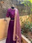 Women’s lehenga set / teen crop top lehenga / Indian crop top skirt USA / wedding lehenga USA /banarasi lehenga choli /voggish usa