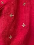 pure silk hand embroidery blouse / saree maggam blouse / red raw silk zardosi blouse / hand embroidered blouse / ready made blouse zardosi/