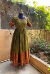 Anarkali usa / anarkali kurta full sleeve  / pure Handloom dress with border /narayanpet anarkali/ linen dresses / voggish / handloom  dress