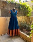 Anarkali usa / anarkali kurta full sleeve / pure Handloom dress with border /narayanpet anarkali/ linen dresses / voggish / handloom dress