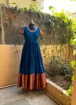 Anarkali usa / anarkali kurta full sleeve / pure Handloom dress with border /narayanpet anarkali/ linen dresses / voggish / handloom dress