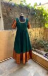 Anarkali usa / anarkali kurta full sleeve / pure Handloom dress with border /narayanpet anarkali/ linen dresses / voggish / handloom dress