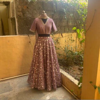 Women’s lehenga Set / crop top lehenga / Indian crop top skirt / wedding lehenga choli / heavy lehenga skirt with dupatta /voggish