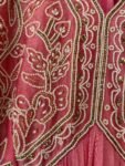 Designer Hand work Anarkali kurta /onion pink anarkali suit set/pure silk anarkali USA /designer Indian anarkali long gown/womens long gown