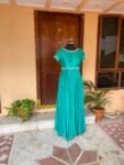 Hand embroidered Anarkali dress/green hand embroidered anarkali suit/ green hand work anarkali USA  / Indian dresses/long gown / green frock