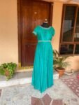 Hand embroidered Anarkali dress/green hand embroidered anarkali suit/ green hand work anarkali USA  / Indian dresses/long gown / green frock