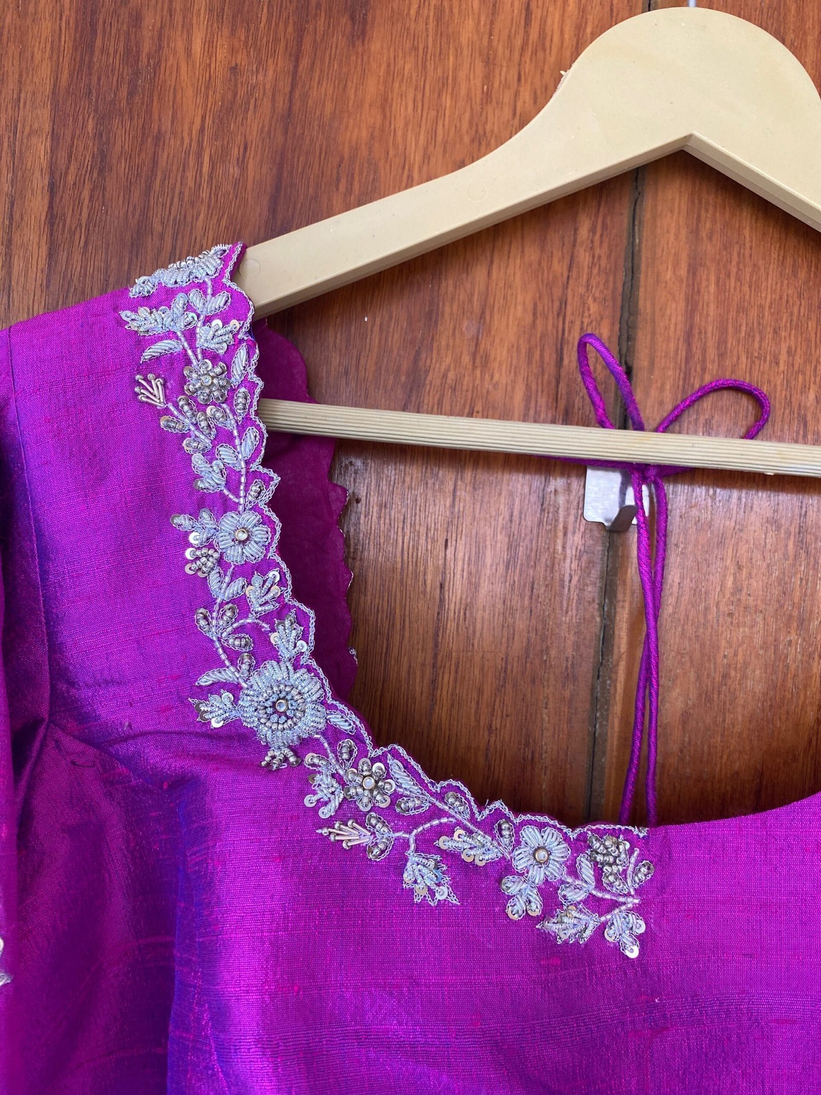 pure silk hand embroidery blouse / saree maggam blouse / raw silk zardosi blouse / hand embroidered blouse / ready made blouse zardosi