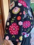 Ruffle saree with blouse/ peach ruffle saree with stitched blouse/ saree belt with blouse / silk ruffle saree / saree with belt / belt sari