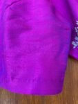 pure silk hand embroidery blouse / saree maggam blouse / raw silk zardosi blouse / hand embroidered blouse / ready made blouse zardosi