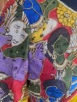 Kalamkari silk saree with hand Embroidered blouse | yellow embroidered saree with ready blouse| sarees USA | haldi outfit silk saree blouse