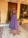 Women’s pure kalamkari lehenga set / crop top lehenga / Hand painted lehenga USA / wedding lehenga USA / kalamkarilehenga choli /voggish usa