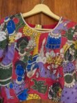 Hand embroidered Hand painted kalamkari blouse / kalamkari maggam blouse / multicolor blouse / hand embroidered blouse / ready made blouse